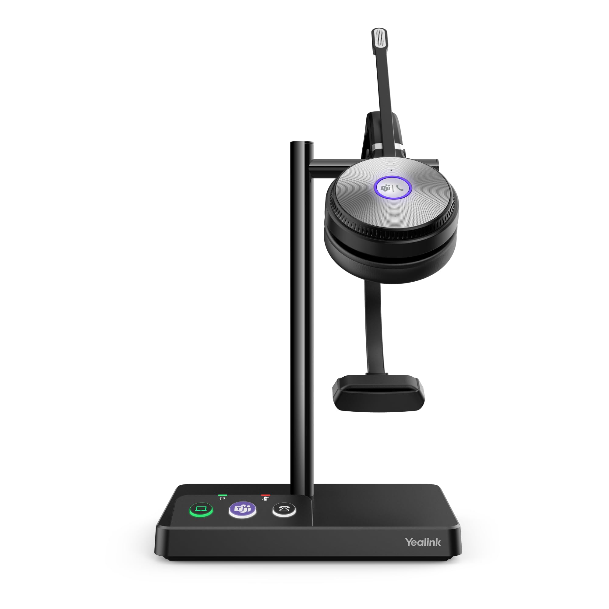 Yealink WH62 Mono DECT Wireless Headset Teams, schwarz