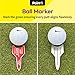 mahalo squad Golf Divot Tool and Ball Marker (2PCS) - 4-in-1 Green Repair Fixer Multi Tool Golf Ball Markers with Hat Clip Tools - Perfect Golfer Gift for Men & Women - Golf Ball Mark Repair Tool