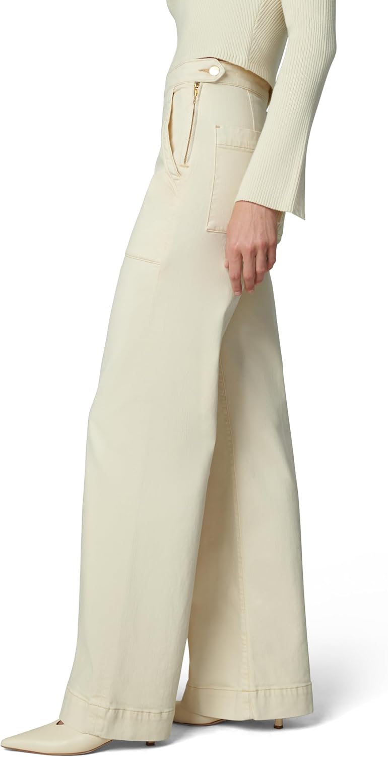 Joe's Jeans Womens The Side Zip Wide Leg Pant - Image 2