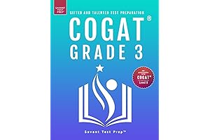 Gifted and Talented COGAT Grade 3 Practice Tests: Level 9 Preparation