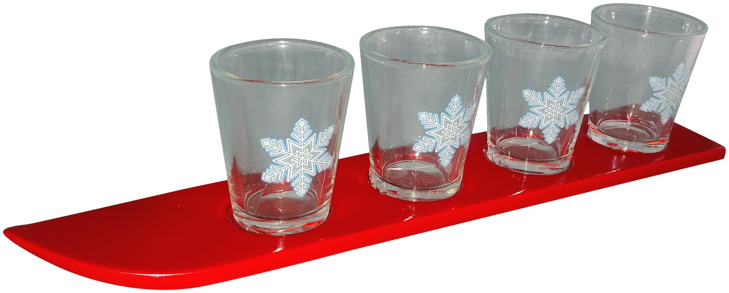 Ski Shot Shot Glass Set