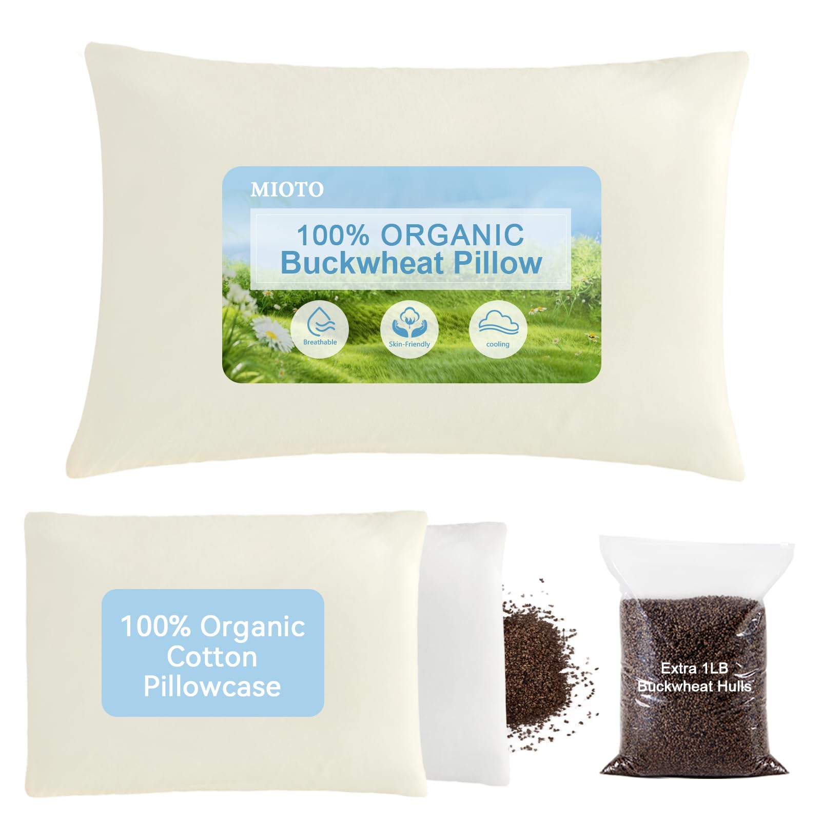MIOTO Buckwheat Pillow