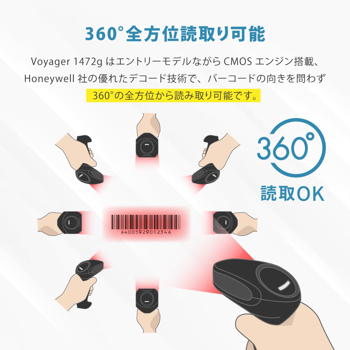 Amazon.co.jp: ハネウェル Honeywell voyager-xp-1472g 2D バーコード