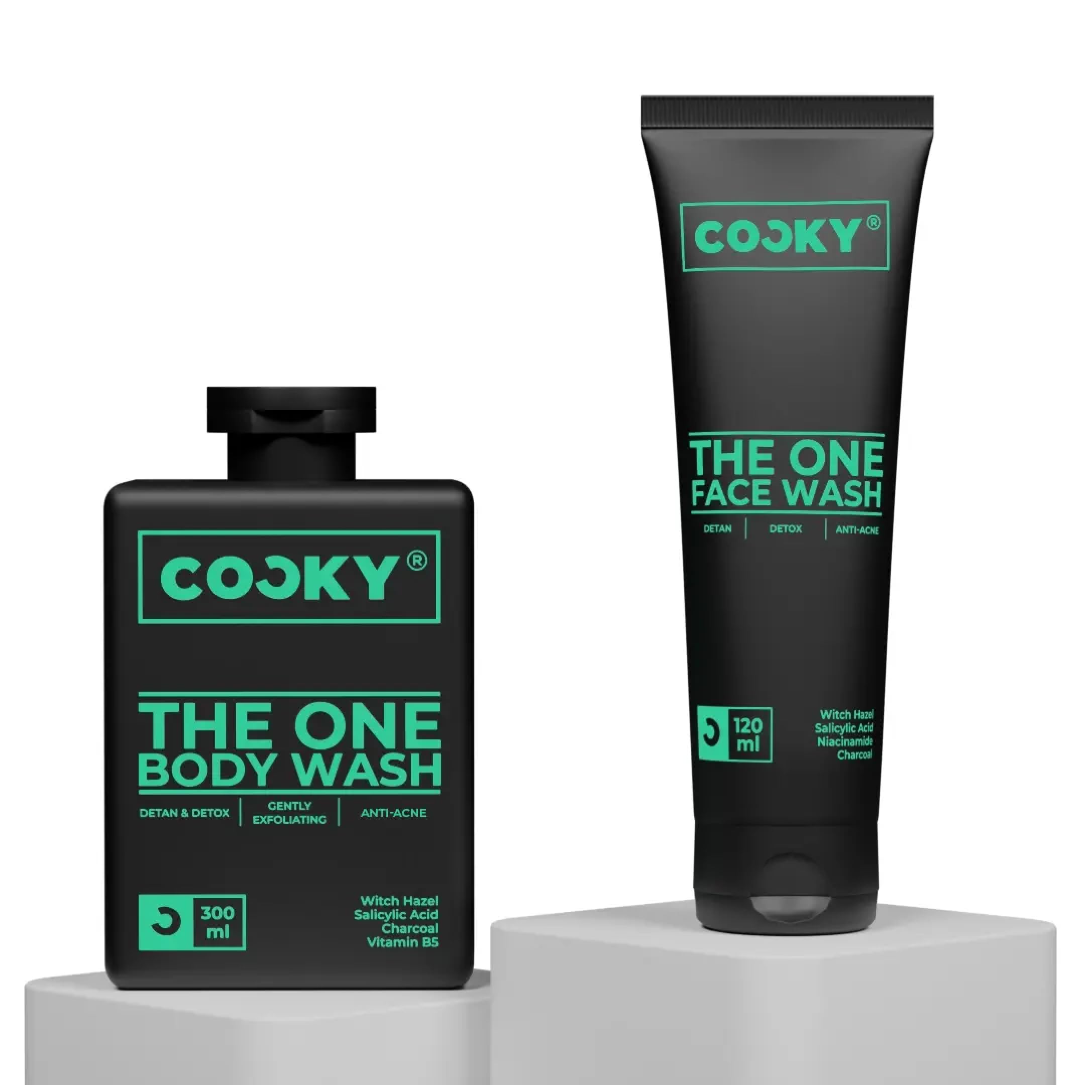 The One Body Wash & The One Face Wash Combo – Daily Face & Body Cleansing Set for Detan, Detox, Oil Control, Odour Protection & Anti-Acne Care | Sulphate & Paraben Free-image-49
