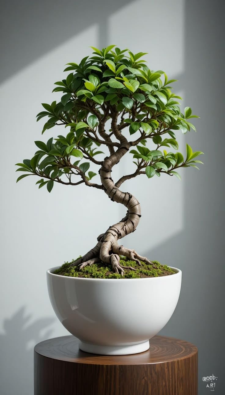 China bot Plant for Home Indoor Live Plant- Ficus Tree marri baniyan - china banyan tree-Indoor Plants for Living Room|| live plant without pot, Pack of -1LOVING POOL-image-28