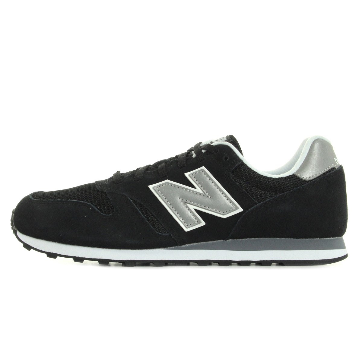 New Balance Men's 373 Core Sneakers, Black, 3.5 UK
