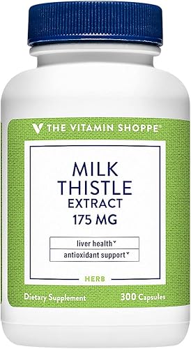 The Vitamin Shoppe Extracto de cardo mariano 175 mg (300 cápsulas)