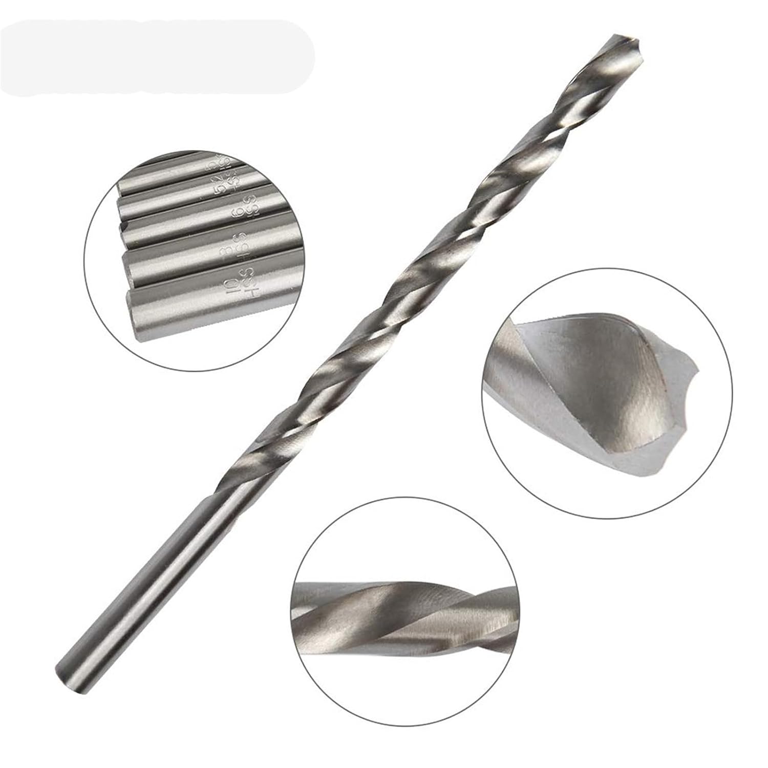 1Pcs 4mm-18mm Extra Long 350mm Metal Wood Plastic HSS Twist Drill Bit (4/5/6/7/8/9/10/11/12/13/14/15/16/18mm)(5mm)