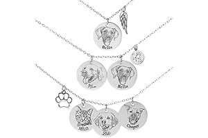 Personalized Dog Memorial Necklace: Cherished Memories of Your Beloved Pet
