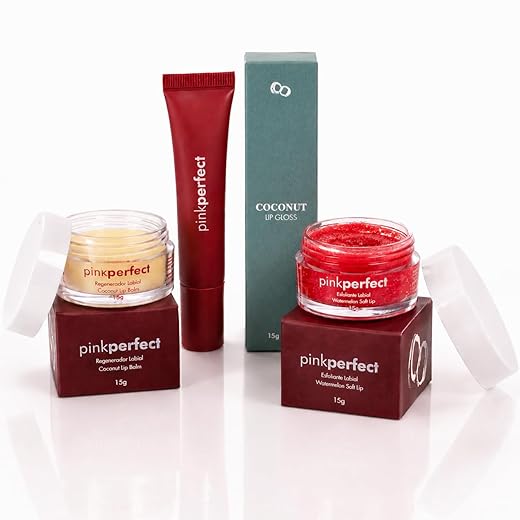 Kit Tratamento Labial Completo Esfoliante - Balm - Gloss (Branco)