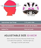 Vista 5 de Casco de bicicleta súperligero rosa para niñas pequeñas y bebés.