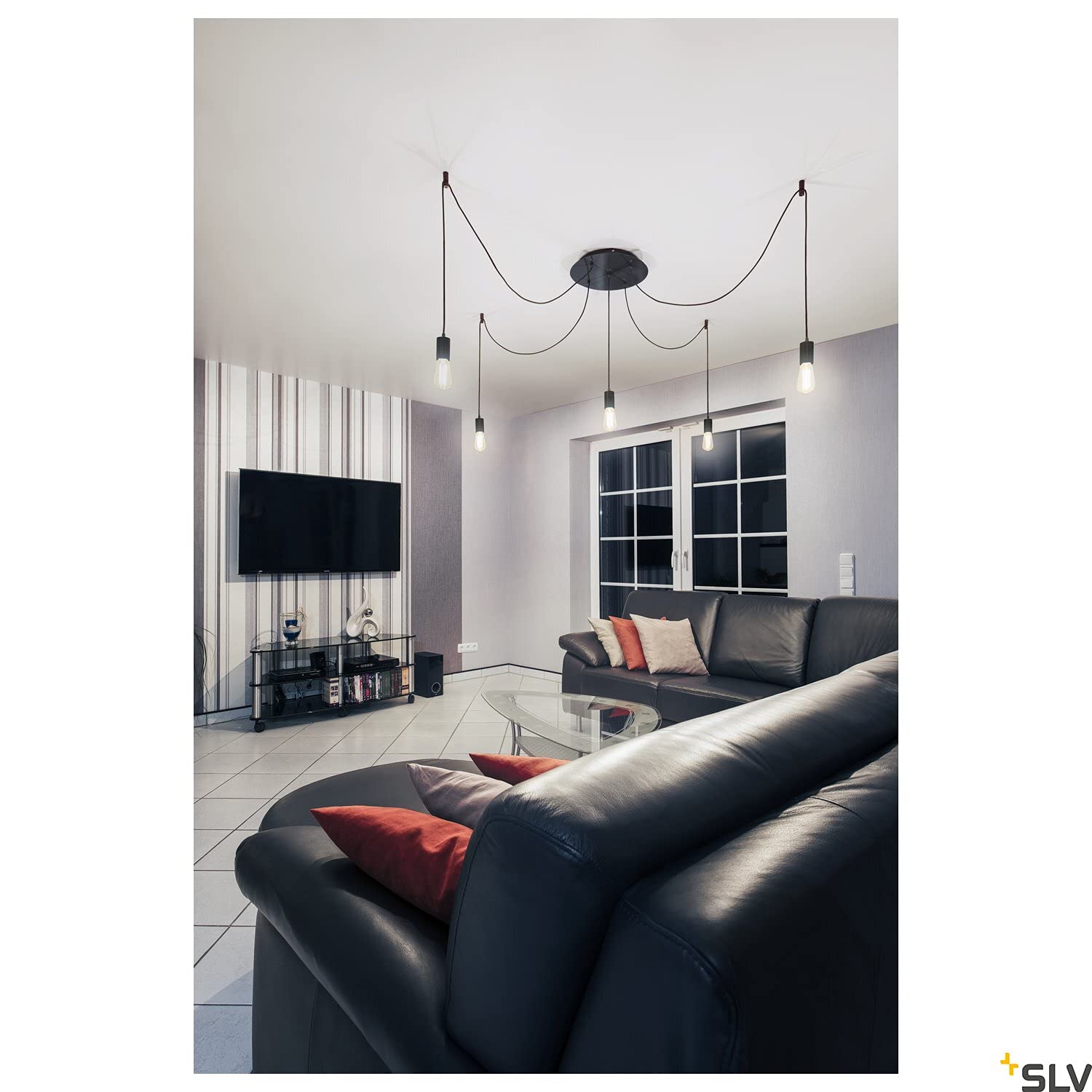 SLV Ceiling Hook for FITU Pendant Light Ceiling mounting/Black - Image 3