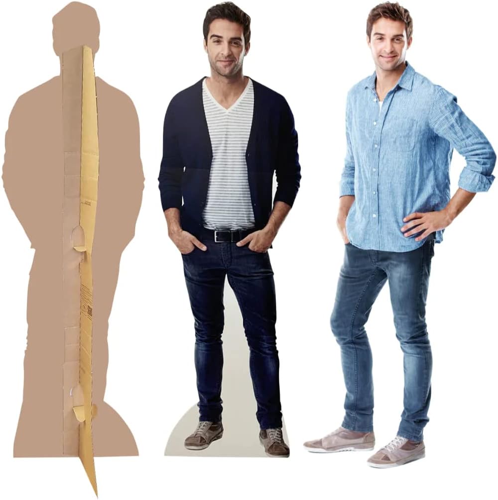 All Personalization Custom Life Size Cardboard Cutout - Personalized High Resolution Stand Up Custom Cutout Upload Your Own Photo - Perfect for Wedding & Birthday, 1ft to 6ft (Cardboard), Multi Color