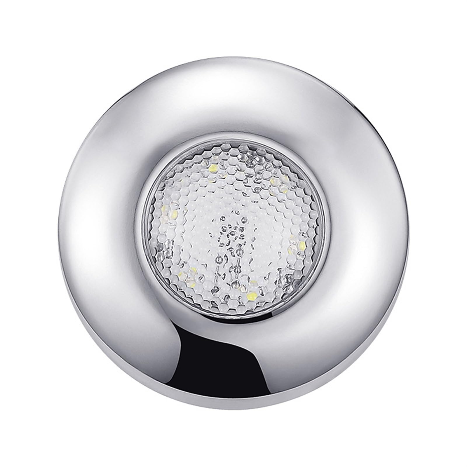DIGNIFE Pool Lights, Underwater Light LED Colorful Color Changing Glass Pool Stainless Steel Wall Lamp(Giallo,10W)