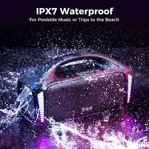 Tribit Stormbox Blast Portable Speaker: 90W Loud Stereo Sound With Xbass, Ipx7 Waterproof Bluetooth Speaker With Led Light, Powerbank, Bluetooth 5.3&Tws, Custom Eq, 30H Playtime, Outdoor/Camping/Party #TOP2