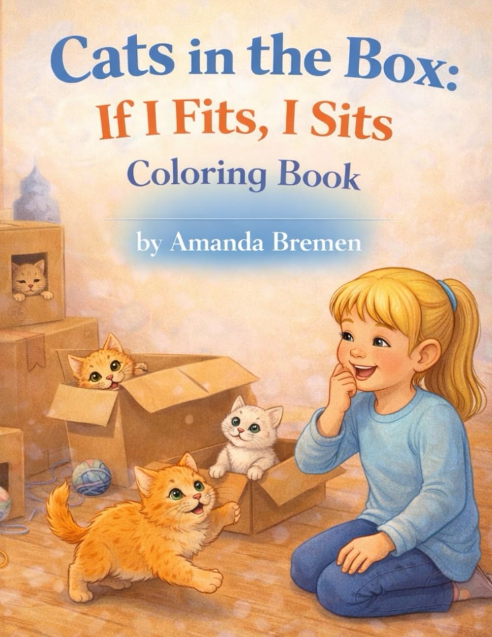 Cats in the Box: If I Fits, I Sits Coloring Book (Tom’s Tales — Stories of Feral Cats, Friendship, and Finding Home)