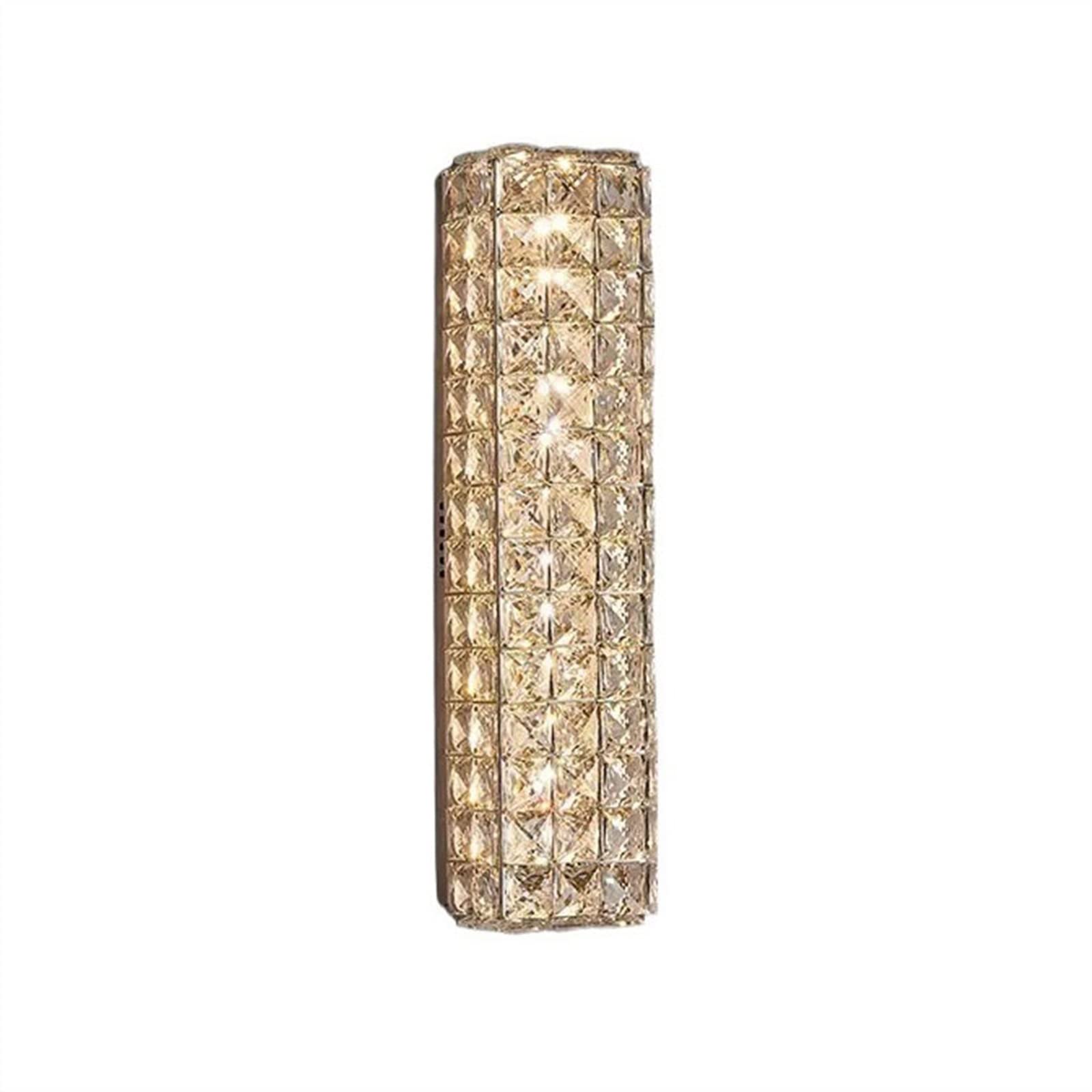 SMCCYYSD Bedroom Modern High-end Long Decorative Wall Lamps Luxurious Crystal Dining Room Lighting Fixtures Sconce