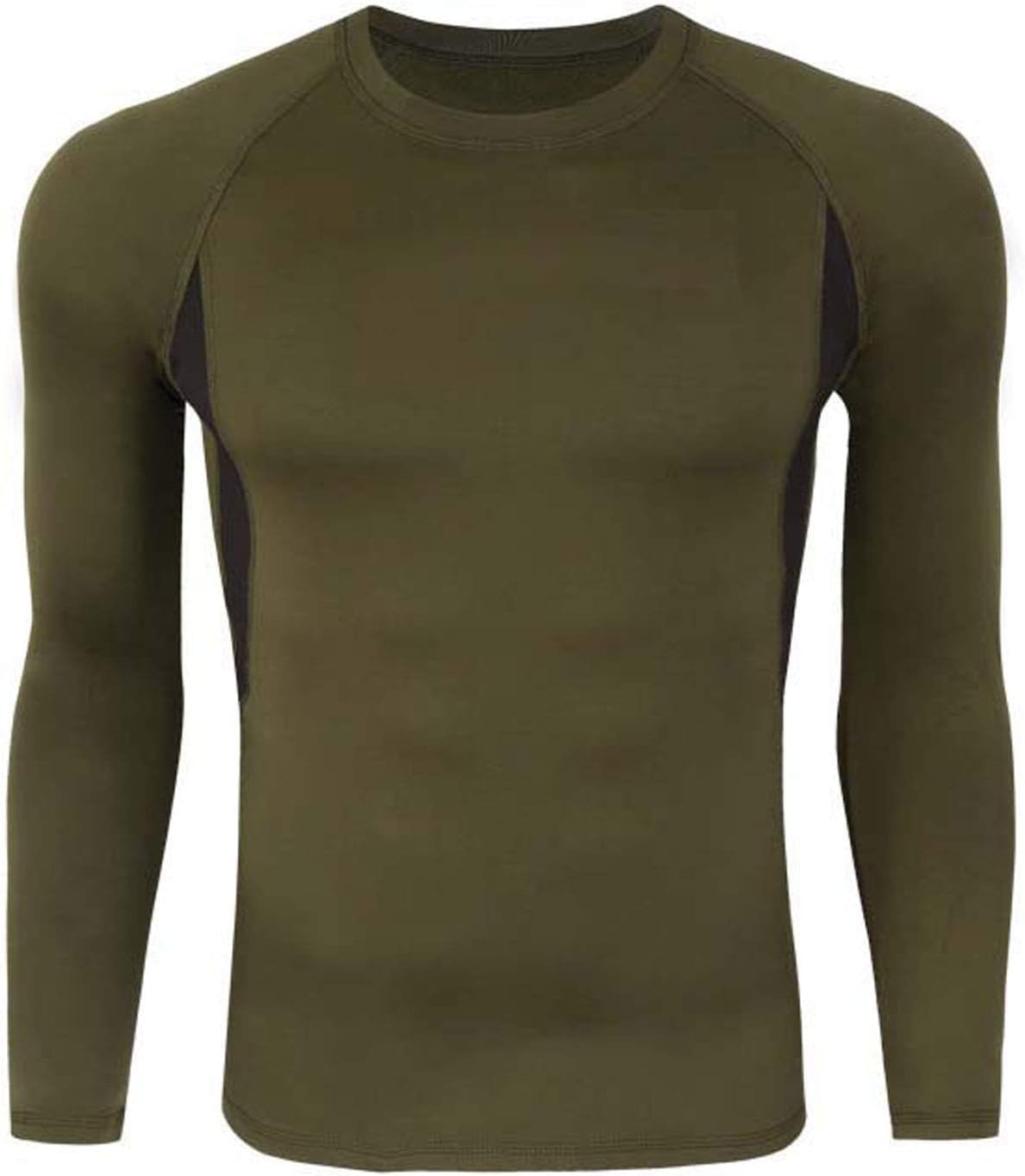 Flygo Men Thermal Underwear Set Soft Long Johns Set Sweat Quick Drying Tops and Bottom