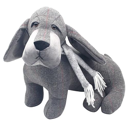 Lesser & Pavey British Designed Door Stoppers | Door Stop Device Suitable for All Door Types Including Indoor & Outdoor | Door Stops Designed for Modern Homes & Offices - Dachshund with Scarf