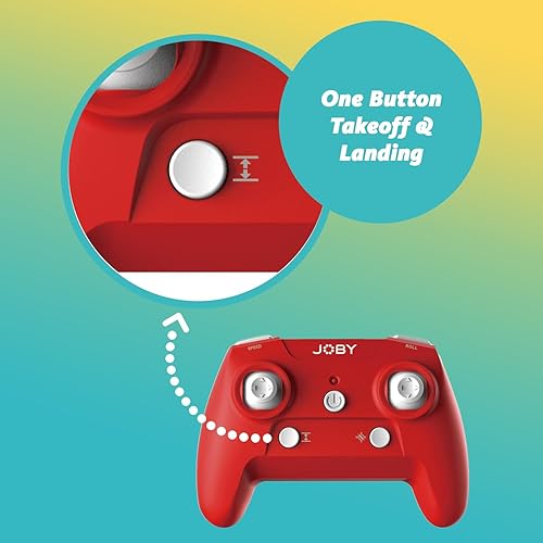 Miniatura 5 de JOBY Fly X, Mini dron con cámara HD, protector de hélices cerrado, GYRO de 6 ejes, aterrizaje de emergencia, giro de 360°, hasta 100 pies, 2