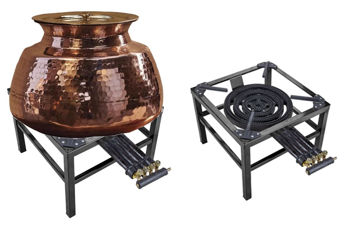 VIPER 20.8KW Heavy Duty Single Cast Iron LPG Boiling Ring Burner - 4 Key, Commercial Catering Burner for Outdoor Cooking, BBQ & Catering Use