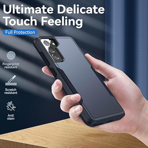 Miniatura 9 de Funda para Samsung Galaxy S21 Ultra (no para S21 Plus y S21), resistente a prueba de golpes, de grado militar, soporte de carga inalámbrica para