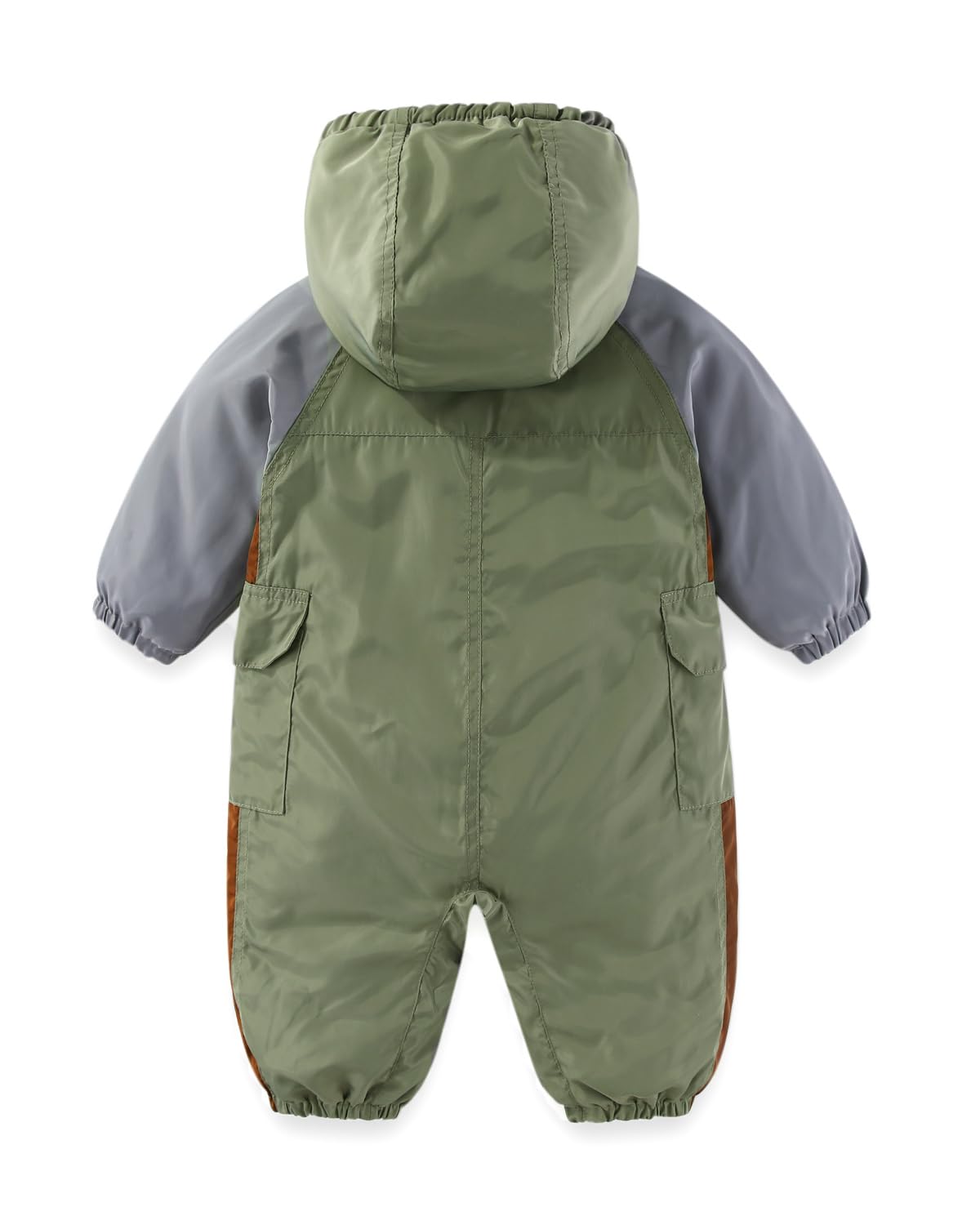 JiAmy Tutina antivento per bambini con cappuccio, resistente alle intemperie, foderata in softshell, per attività all'aperto, ragazze, ragazzi, a maniche lunghe, per l'autunno, per bambini da 6 a 18