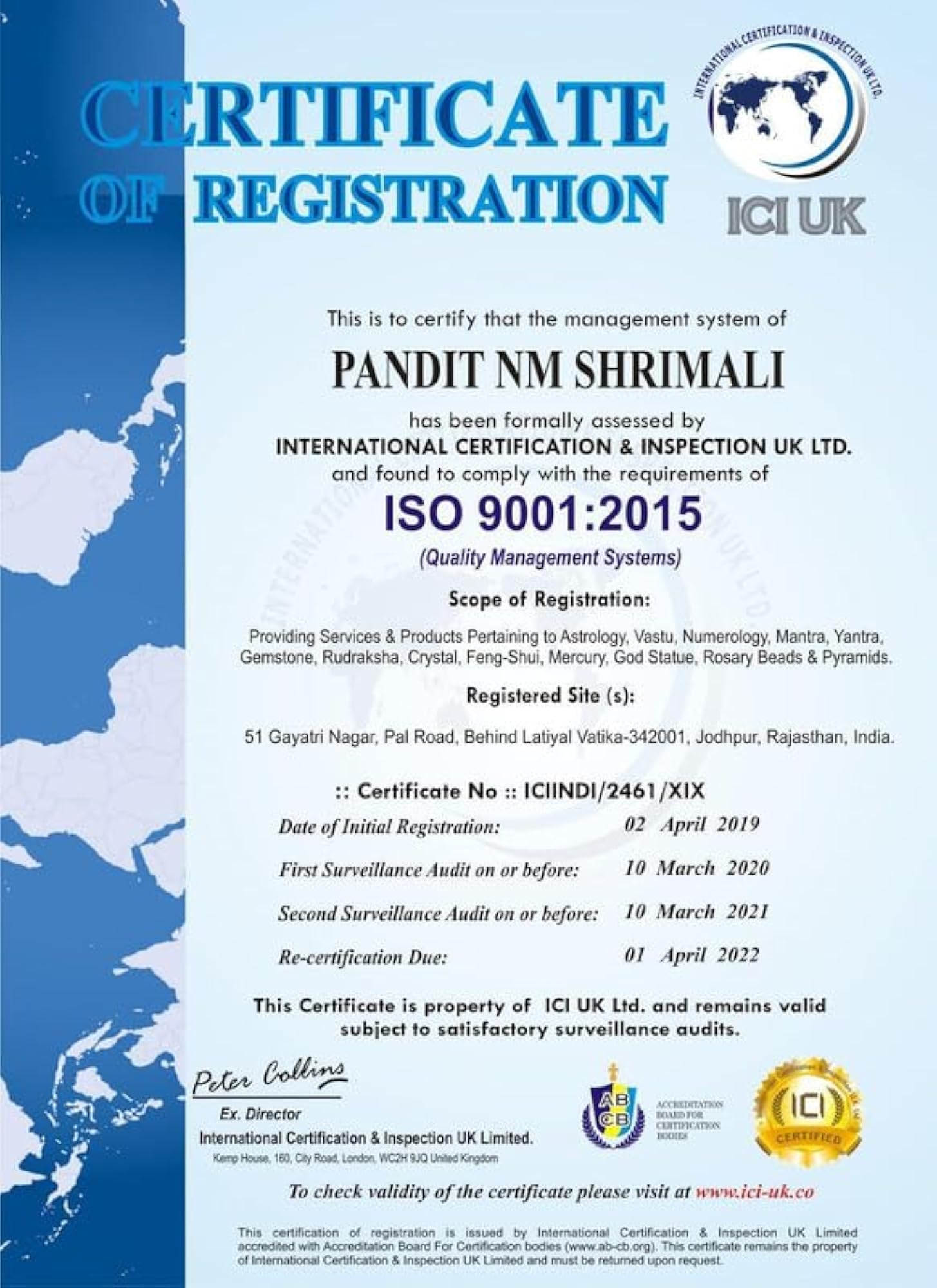 Kark Rashi Cancer Zodiac Rudraksha Pendant