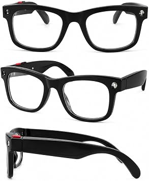 AI Smart Glasses with Camera – Photochromic Lens, Bluetooth Calling, Voice Assistant, Music Player, Translation & Video Recording (1, White)