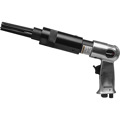 PowerMate Vx 024-0299CT Air Needle Pneumatic Scaling Tool Impact Scaler Chisel Kit...