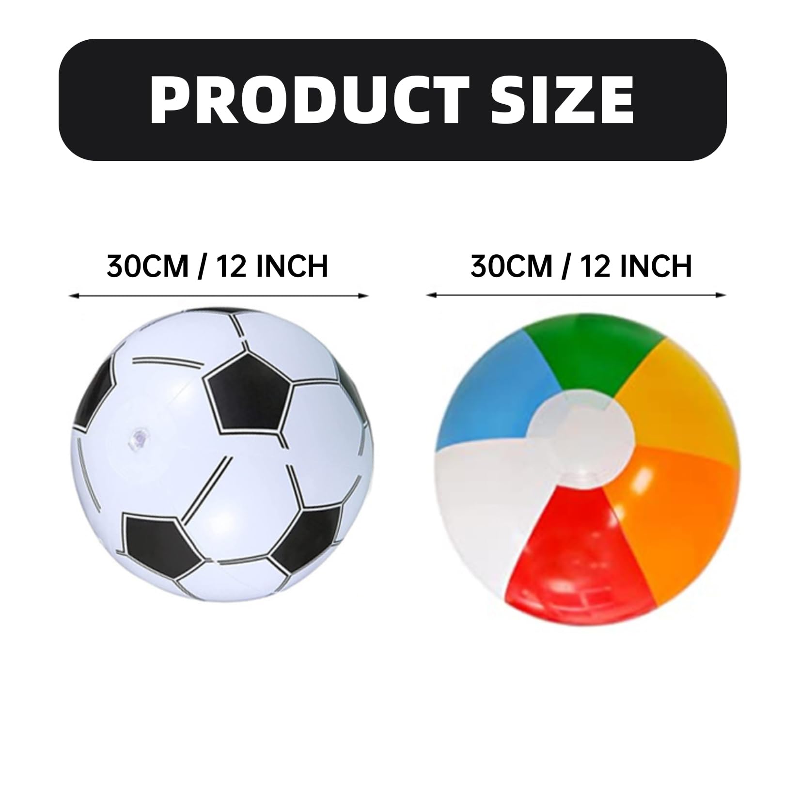 Ballon De Plage Gonflable Coloré De 24 Pouces | Pool Supplies Canada