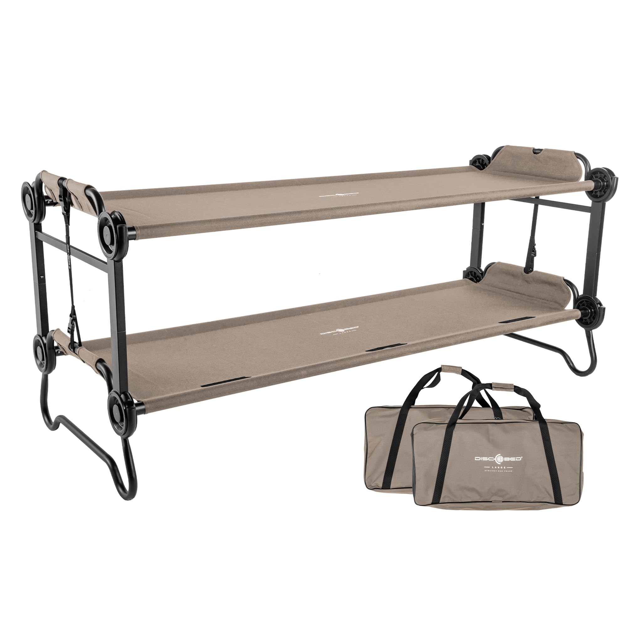 Amazon.co.jp: Disc-O-Bed 大型ポータブル二段キャンプコット キャリー 