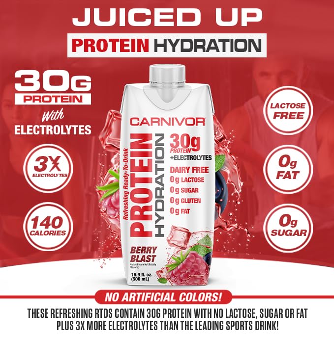 MuscleMeds Carnivor Hydration RTD 30g Proteína 16.9 Fl Oz miniatura 3