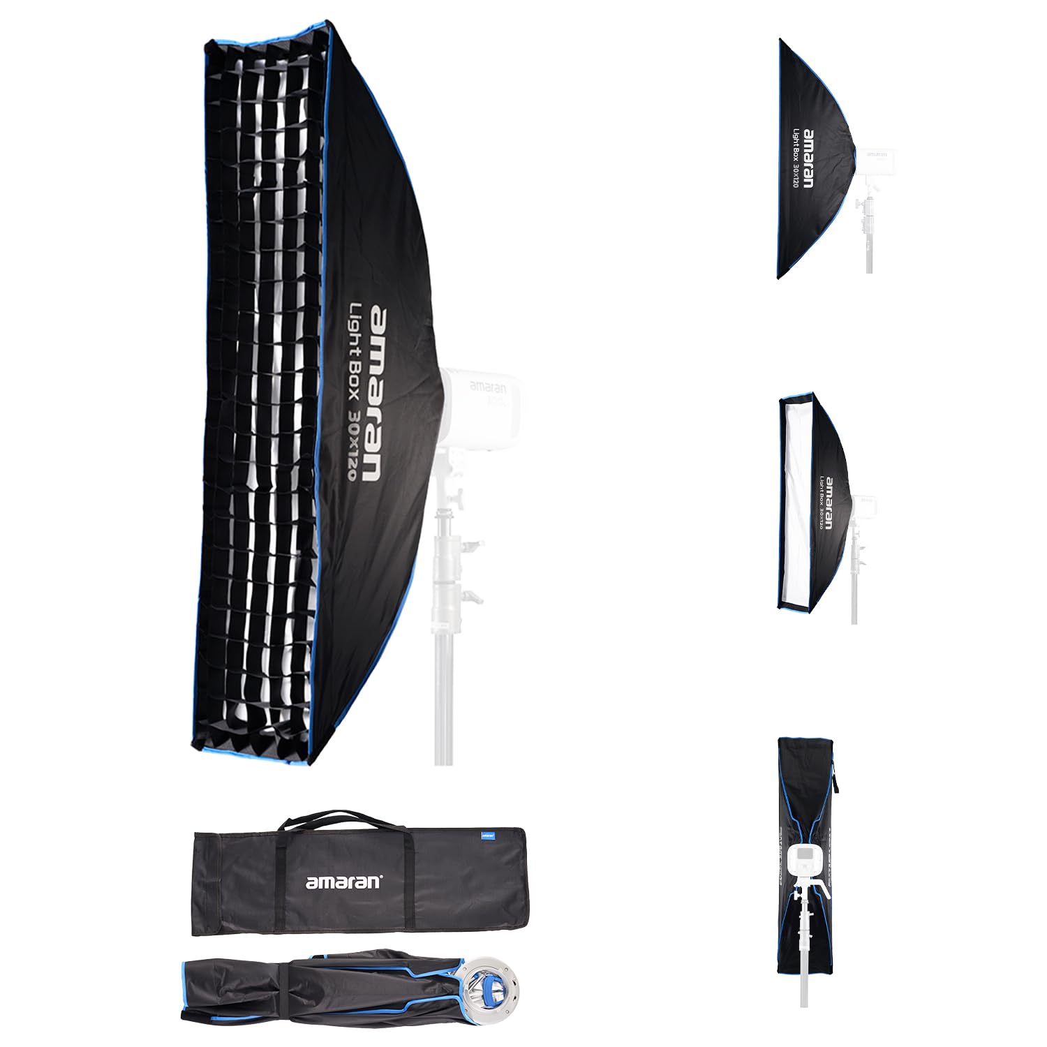 Amazon | Amaran ライトボックス 30x120、1x4フィート (30x120cm