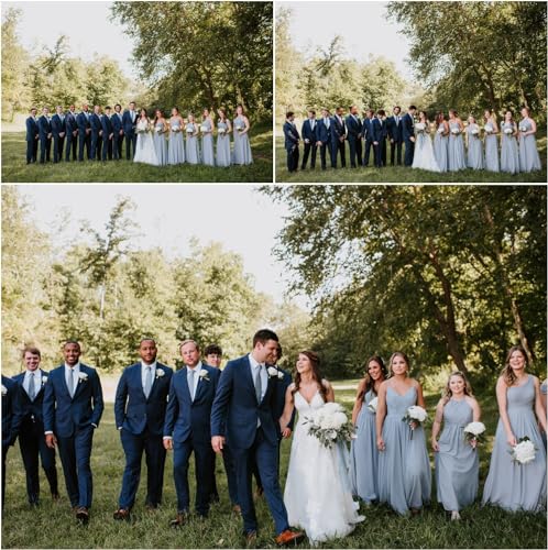 Image of HISDERN Ties for Men Solid Houndstooth Neckties Handkerchief Formal Business Tie & Pocket Square Set Wedding Party
