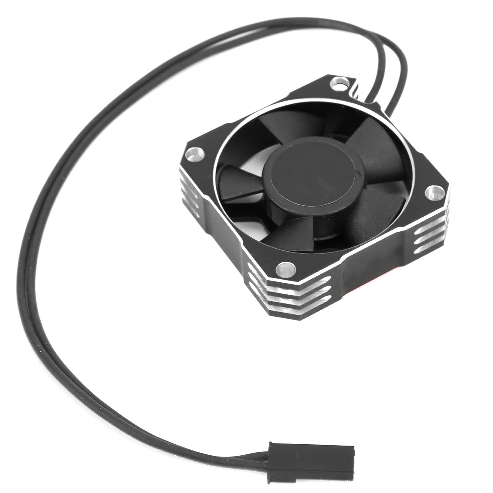 Raket Motor in Aluminum Rocket 35 Mm Cooling Fan with Heat Department for 1/10 1/12 RC Brush, Cooling Fan for the Broom Engine of the RC Car (#3)