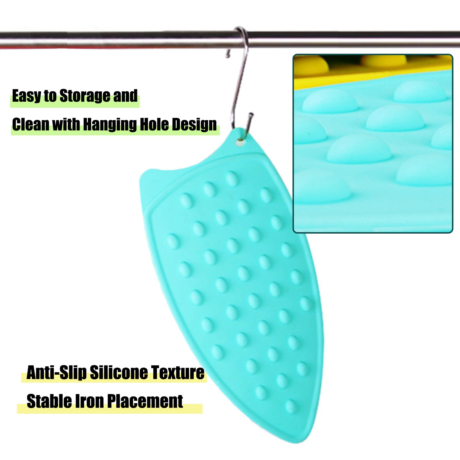 Silicone Iron Rest Pad - Protect Your Ironing Board -2 Silicone Iron Rest Pad - Protect Your Ironing Board -2