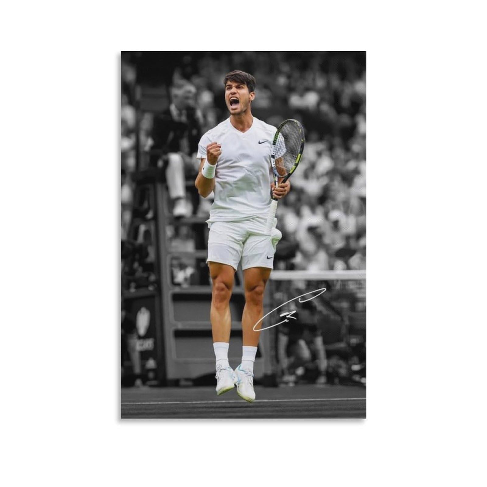 ASUIU Carlos Alcaraz Canvas Poster Poster Cool Artworks Painting Wall Art Canvas Prints Hanging Picture Posters 20x30inch(50x75cm)