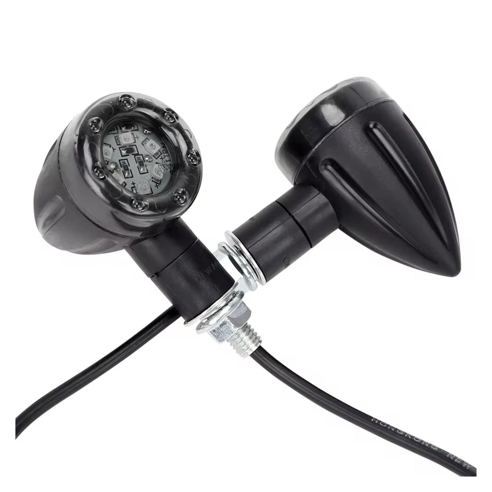 Indicatore LED Per Luci Flash Universali Moto 1 Paio Indicatoris Motos
