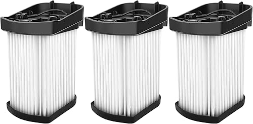 Fette Filter - Filtro de repuesto Hepa XFFWV400 compatible con Shark Wandvac Power Pet modelos de aspiradora de mano inalámbrica WV401BL WV401PK