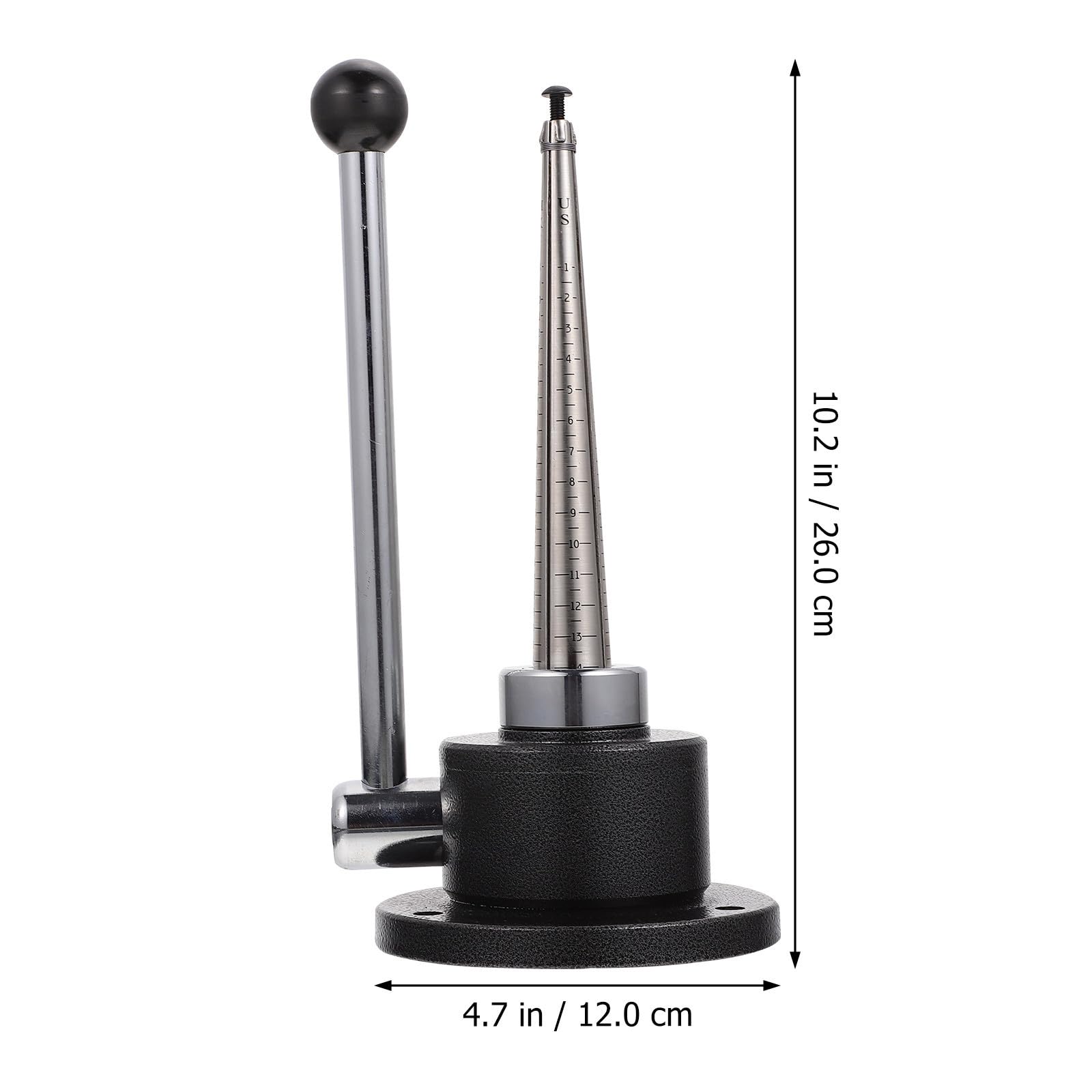 Mikikit Expansor Estilo Coreano de Anillo de Acero Cuatro Escalas de Medición, Herramienta Práctica para Ajustar y Ampliar el Tamaño del Anillo