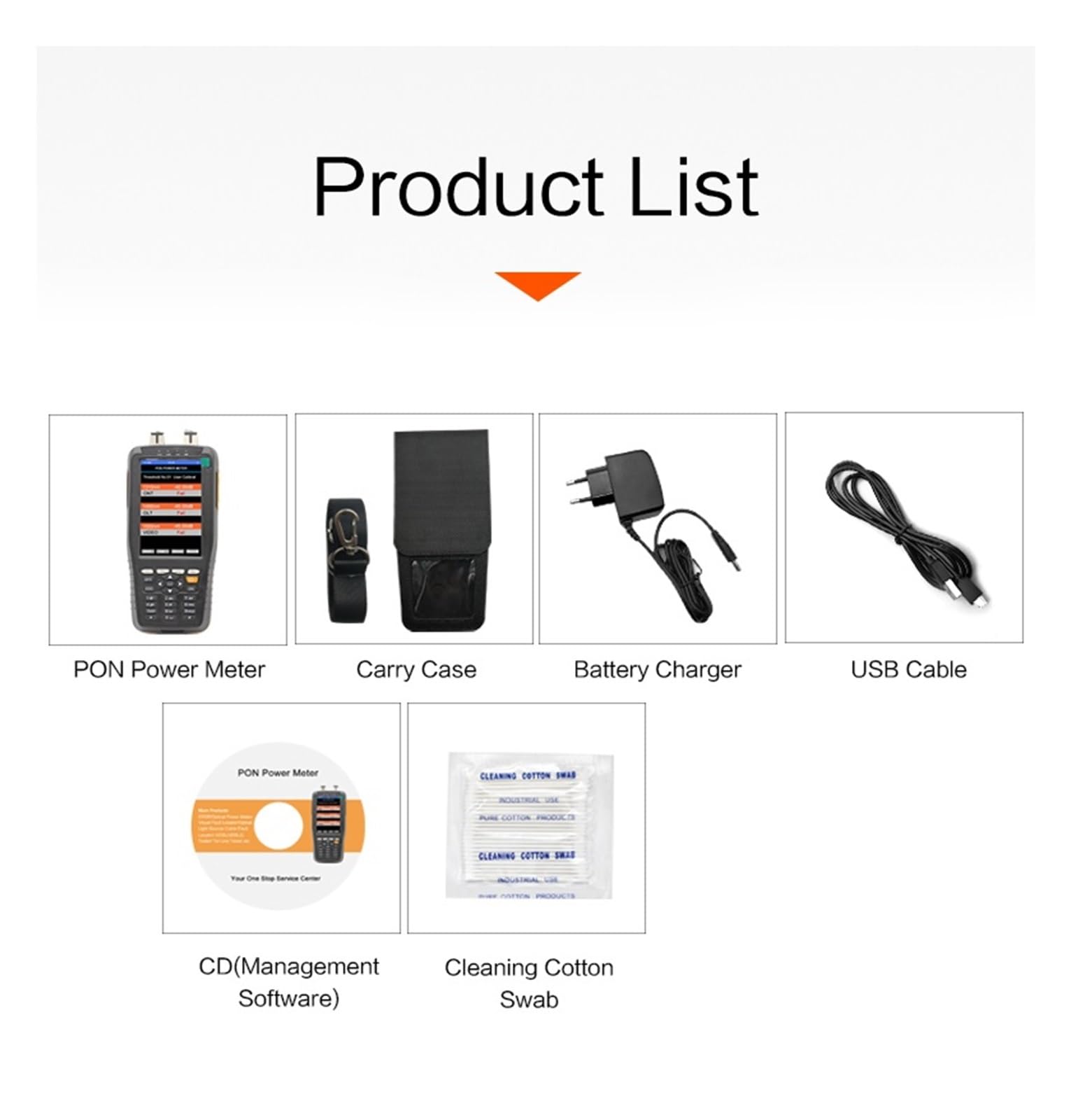 Testeur de Fibre Optique Compteur De Puissance Optique PON + Détecteur Réseau Haute Précision VFL, Testeur en Ligne FTTH, Instrument Test Pon 1310/1490/1550nm