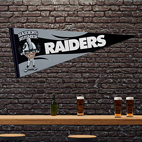 Image of Rico Industries NFL Football Mascot inch 12 inch x 30 inch Felt Wall Decor Pennant - Great for Home /Bed Room /Man Cave Decor