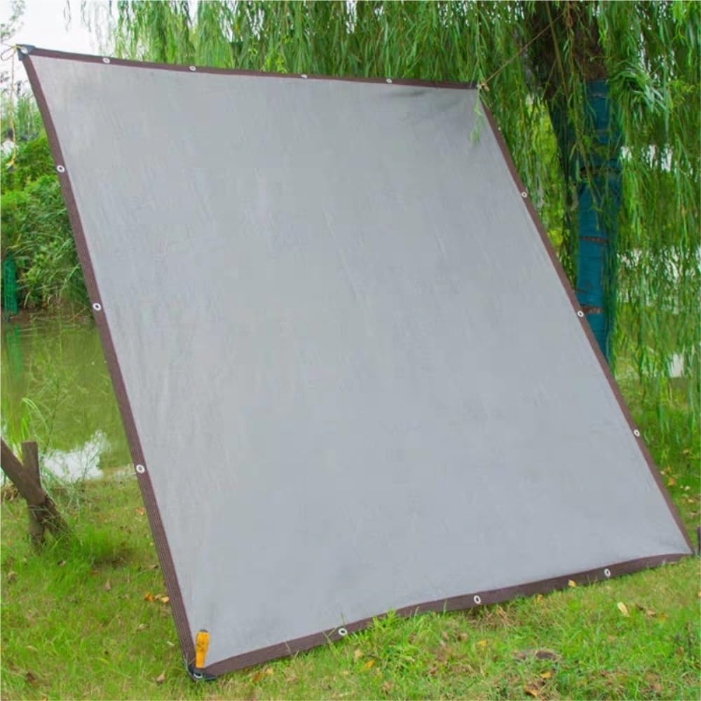Rechteckiges Pool-Sicherheitsnetz, Schutzabdeckung für eingelassene und Aufstellpools, Winterabdeckung für den Außenbereich, blattfest und reißfest(01,4x7m(13x22.96ft))