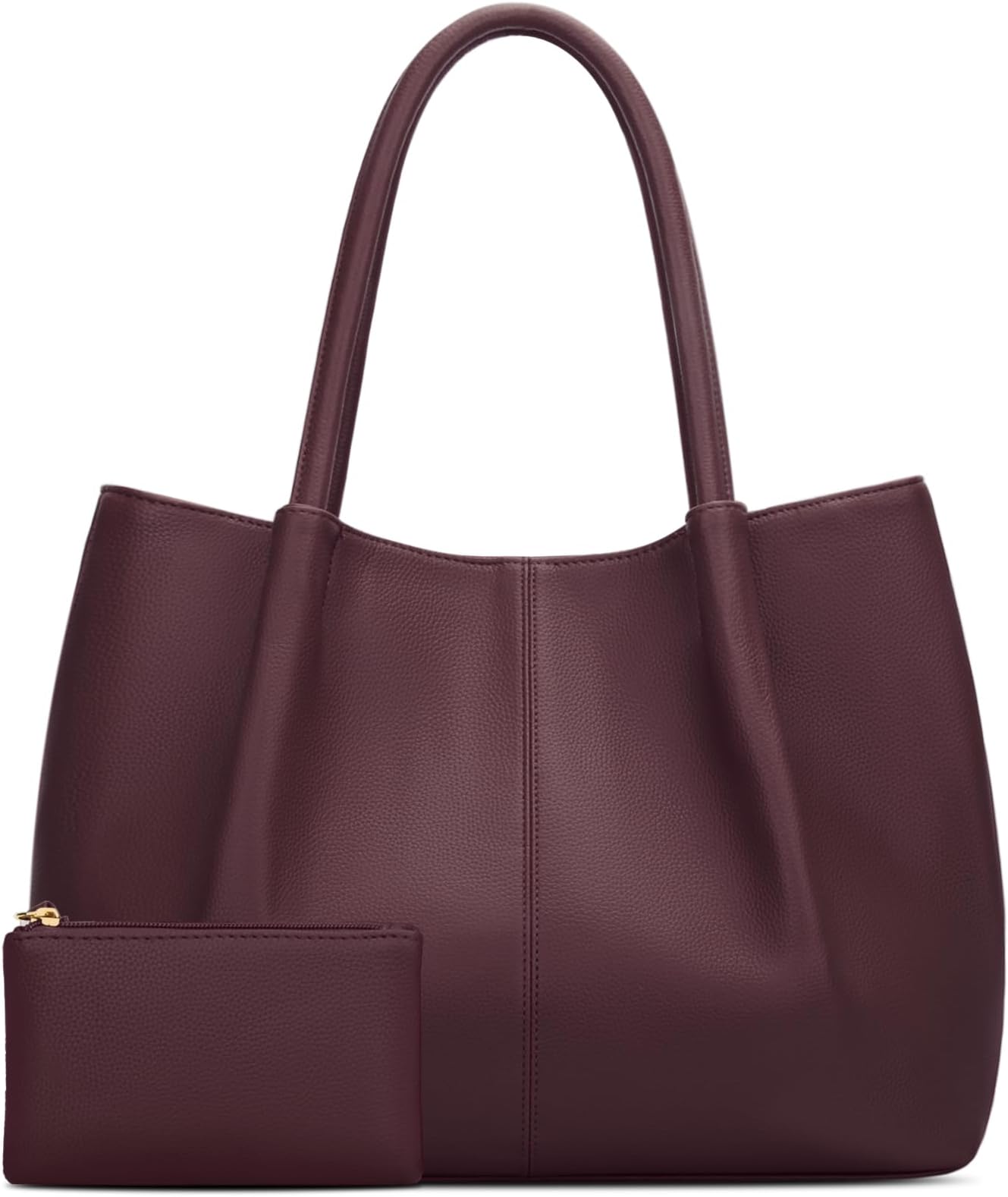 KKXIU Tote Bag for Women Vegan Leather Shoulder Purse Large Capacity Travel Bag