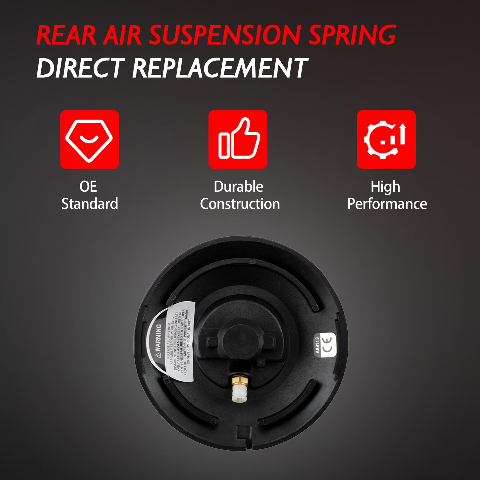 2 resortes de aire traseros izquierdo + derecho de repuesto para 2003-2010 Serie 5 E60 E61 520d 520i 523i 525d 525i 525xd 525xi 530d 530i 540i 550i M5 coche Parte # 37126765602 37126765603