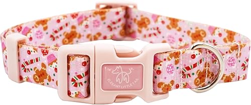 Elegant little tail Collar para perro, collar de Navidad ajustable para perros pequeños, medianos y grandes, collares suaves para cachorros con