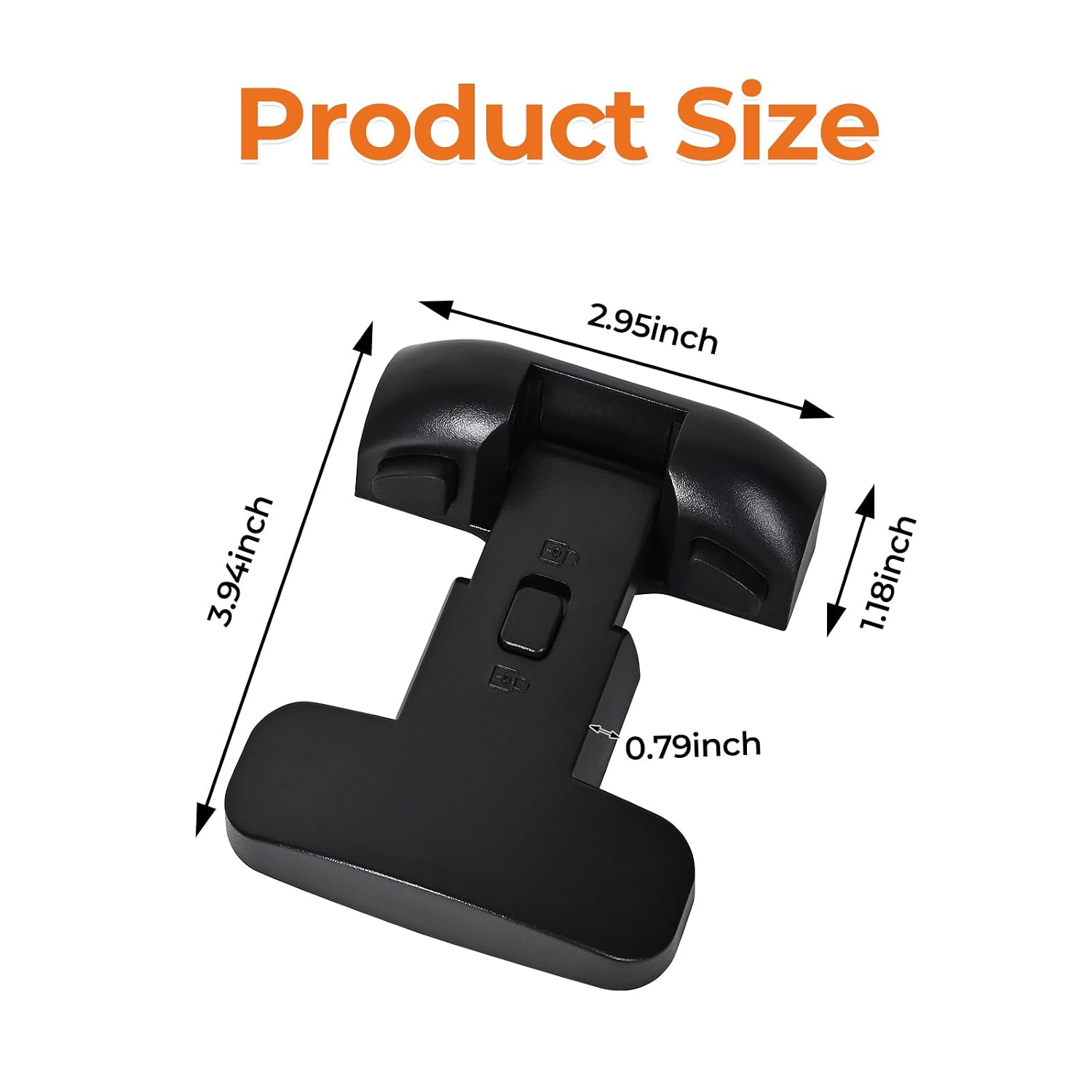 YCT Child Proof Refrigerator Freezer Door Lock Apply to Max 1"(25mm) Sealing Strip for Toddlers and Kids, no Tools Need or Drill (Grey 2PCS)