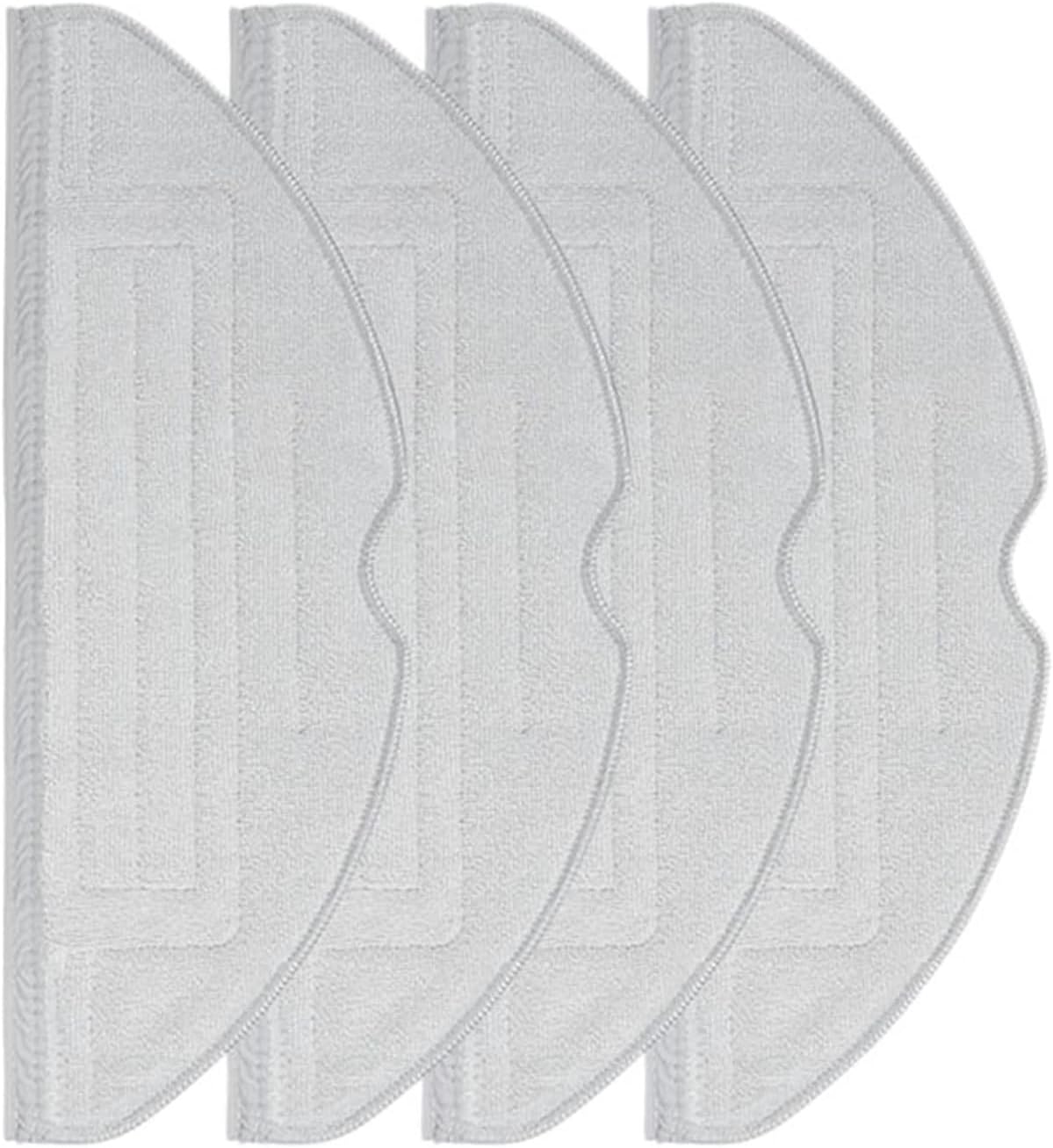 4 Pack Mop Pads Replacement Kit, Compatible with S7/S8/T7S Plus/G10S/G10S Pro/G20, Washable Microfiber Mopping Cloth Replacement Vacuum