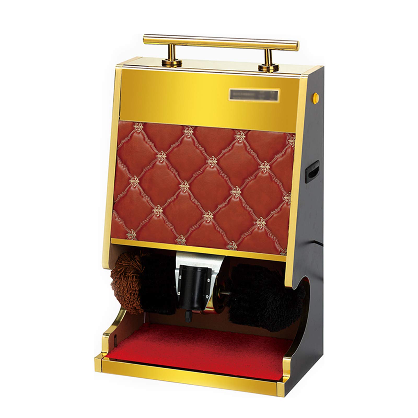 JFGCTYHXY Shoe polisher, Machine for Public Occasions Applied to Electric Hotel Lobby Home Shoe Shiner Brush